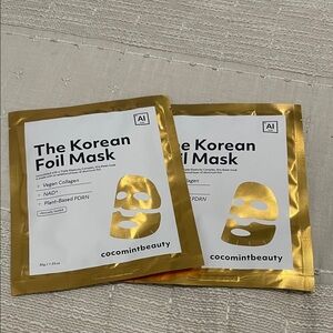 The Korean Foil Mask — Gold Facial Sheet Mask (Pack)